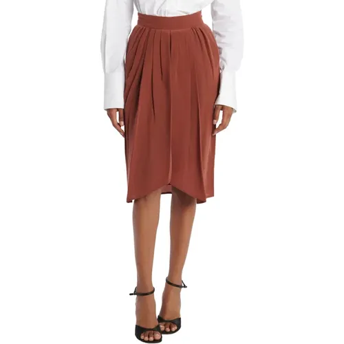 Pleated Skirt by , female, Sizes: 2XS - Vanessa Bruno - Modalova