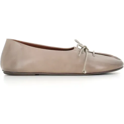 Graue flache Ballerinas , Damen, Größe: 38 1/2 EU - Marsell - Modalova