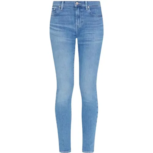 Skinny Jeans für Stilvolle Bequemlichkeit , Herren, Größe: W29 - 7 For All Mankind - Modalova