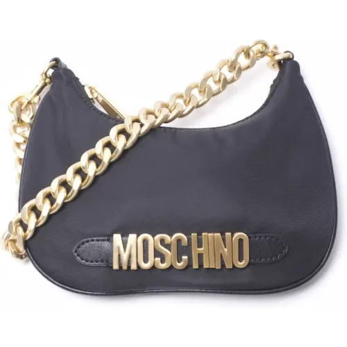 Lettering Nylon Mini Bag , female, Sizes: ONE SIZE - Moschino - Modalova