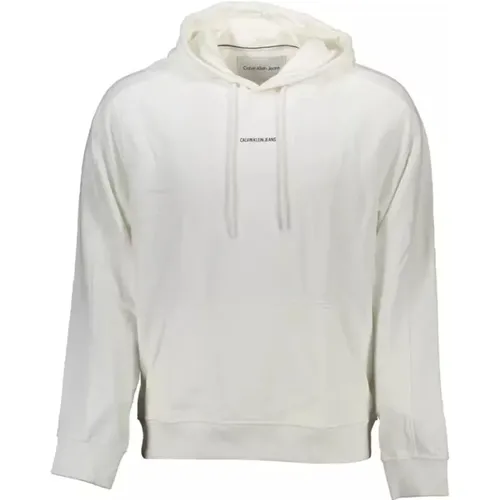 Bio-Baumwoll Kapuzenpullover , Herren, Größe: XL - Calvin Klein - Modalova