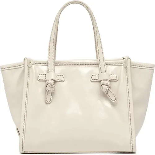 Translucent Leather Vintage Effect Bag , female, Sizes: ONE SIZE - Gianni Chiarini - Modalova