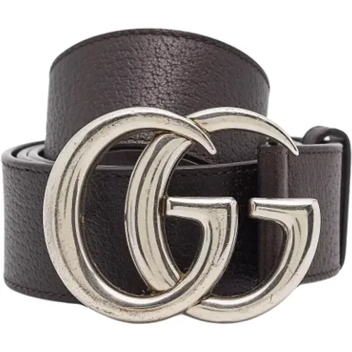 Pre-owned Leather belts , male, Sizes: ONE SIZE - Gucci Vintage - Modalova