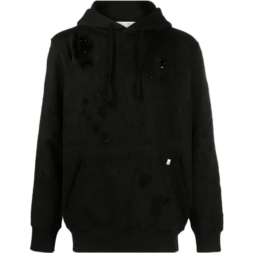 Distressed Cotton Hoodie , male, Sizes: L, M - 1017 Alyx 9SM - Modalova