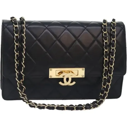 Pre-owned Leather chanel-bags , female, Sizes: ONE SIZE - Chanel Vintage - Modalova