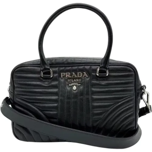 Pre-owned Leather prada-bags , female, Sizes: ONE SIZE - Prada Vintage - Modalova