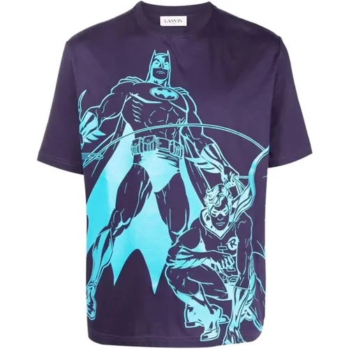 Batman Graphic Printed T-shirt , male, Sizes: M - Lanvin - Modalova