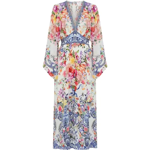 Dutch Is Life Kimono Sleeve Dress , female, Sizes: S, L - Camilla - Modalova