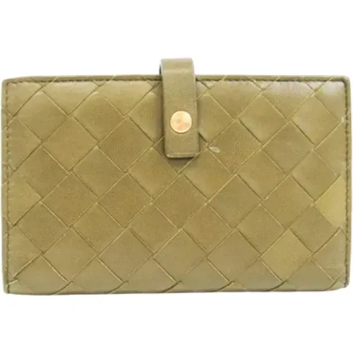 Pre-owned Leather wallets , female, Sizes: ONE SIZE - Bottega Veneta Vintage - Modalova