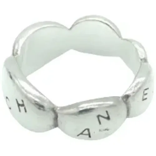 Pre-owned Silver rings , female, Sizes: ONE SIZE - Chanel Vintage - Modalova