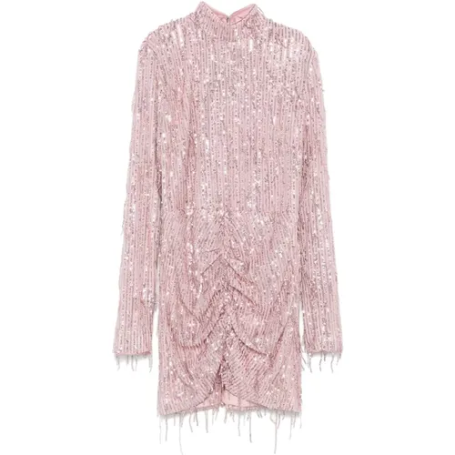 Sequin Fringe Dress , female, Sizes: S - Rotate Birger Christensen - Modalova