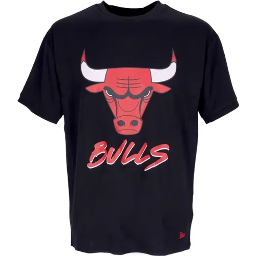 Chicago Bulls Script Mesh Tee , Herren, Größe: L - new era - Modalova