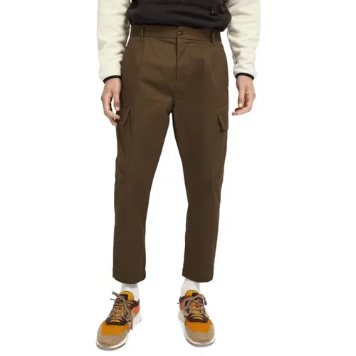 Slim-Fit Baumwoll-Cargo-Hose , Herren, Größe: W30 - Scotch & Soda - Modalova