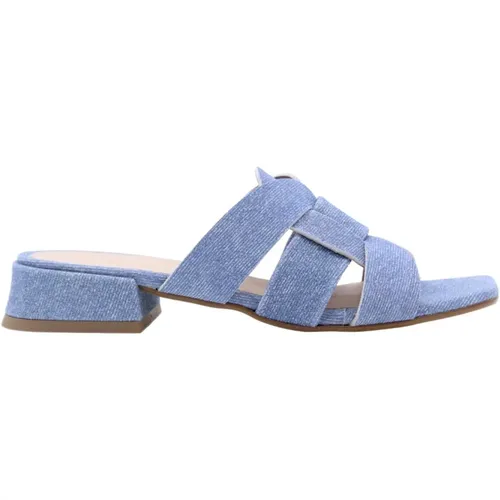 Chic Summer Sliders , female, Sizes: 6 UK, 5 UK, 4 UK, 7 UK - E mia - Modalova