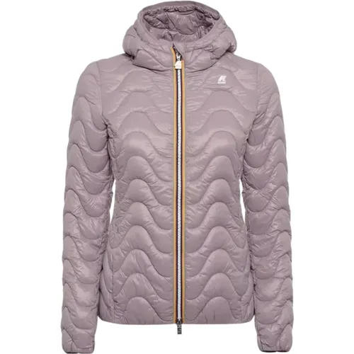 Wave Quilted Eco Warm Women's Jacket , female, Sizes: XL - K-way - Modalova