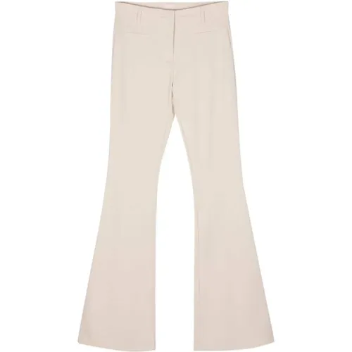 White Trousers Natural , female, Sizes: XS, S - Liu Jo - Modalova