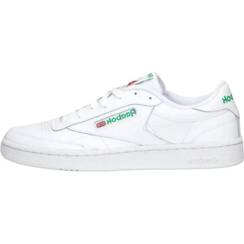 Weiße Low Top Sneakers Club C 85 Men , Herren, Größe: 45 EU - Reebok - Modalova