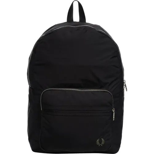 Stylischer Rucksack mit Reißverschluss - Fred Perry - Modalova