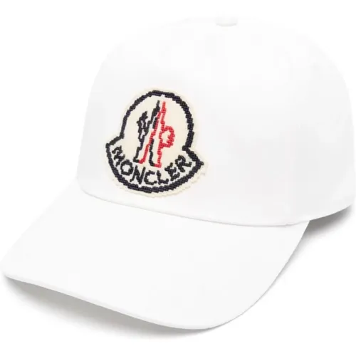 Logo Curved Peak Hat , male, Sizes: ONE SIZE - Moncler - Modalova