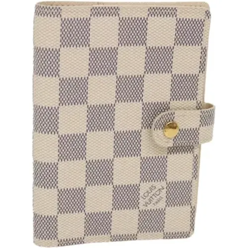 Canvas Agenda Damier Azur , female, Sizes: ONE SIZE - Louis Vuitton Vintage - Modalova