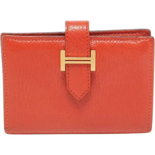 Pre-owned Leather wallets , female, Sizes: ONE SIZE - Hermès Vintage - Modalova