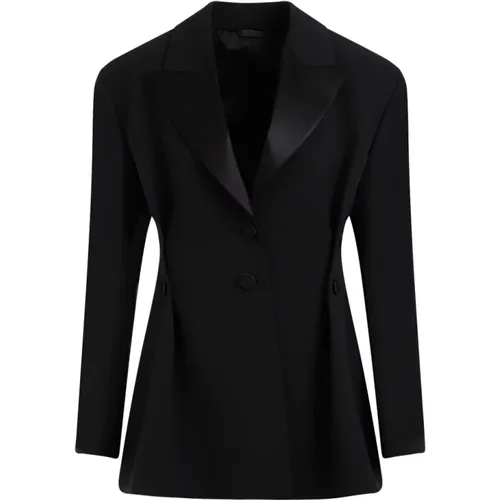 Wool Jacket Peak Lapels , female, Sizes: XS - Givenchy - Modalova