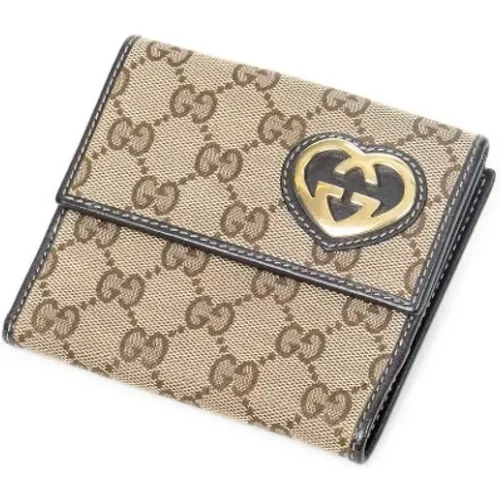 Pre-owned Canvas wallets , female, Sizes: ONE SIZE - Gucci Vintage - Modalova