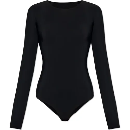 Long Sleeve Bodysuit , female, Sizes: L, M - MM6 Maison Margiela - Modalova