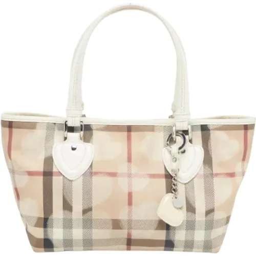 Pre-owned Leather totes , female, Sizes: ONE SIZE - Burberry Vintage - Modalova