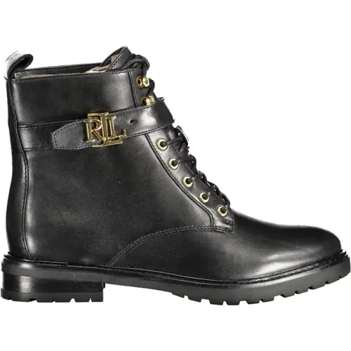 Schuhwerk Stiefel Frau Schwarz , Damen, Größe: 42 EU - Ralph Lauren - Modalova