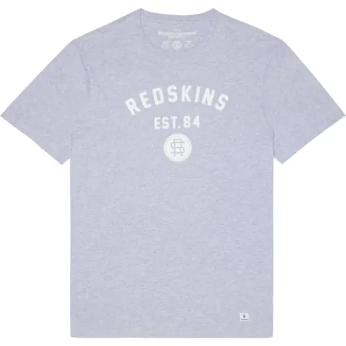 Bedrucktes Logo-T-Shirt - Grau , Herren, Größe: M - Redskins - Modalova