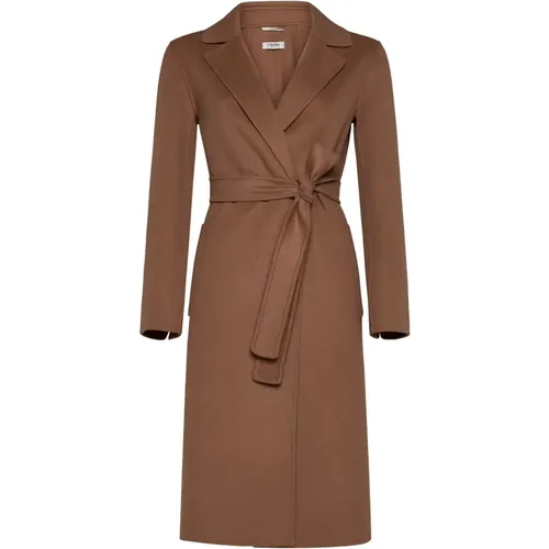 Pauline Camel Wool Coat , female, Sizes: 2XS - Max Mara - Modalova