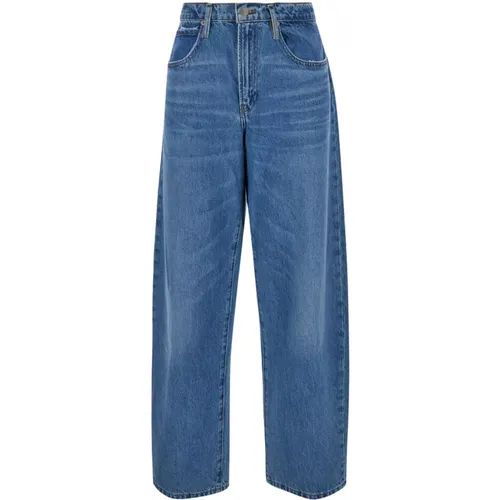 Barrel Jeans , Damen, Größe: W25 - Frame - Modalova