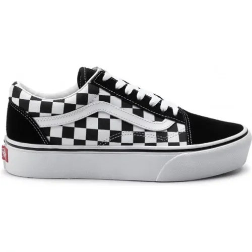 Check Platform Sneakers , female, Sizes: 4 UK, 3 1/2 UK, 3 UK, 5 1/2 UK, 2 UK, 8 UK, 7 UK, 5 UK, 6 UK - Vans - Modalova