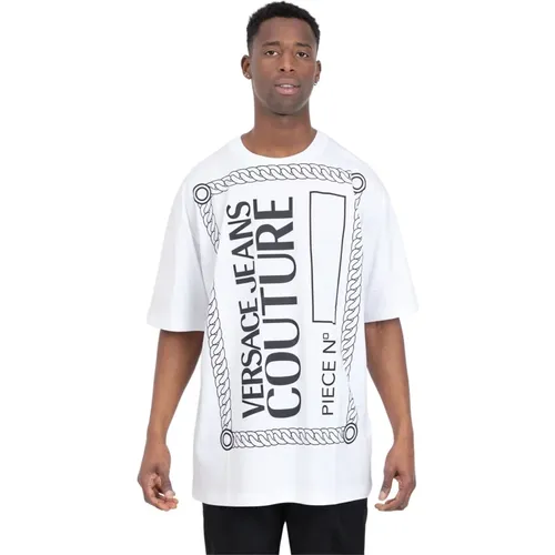 T-Shirts , Herren, Größe: M - Versace Jeans Couture - Modalova