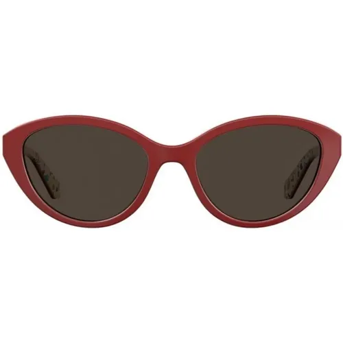 Ovale Sonnenbrille für Frauen , Damen, Größe: 54 MM - Love Moschino - Modalova