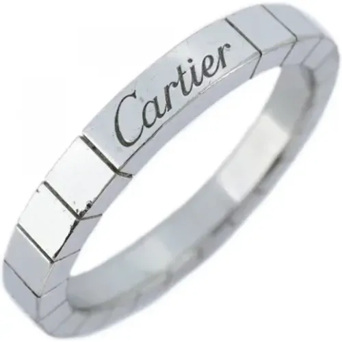 Pre-owned White Gold rings , male, Sizes: ONE SIZE - Cartier Vintage - Modalova