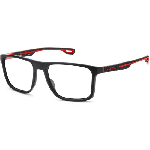 Black Red Eyewear Frames, Matte Eyewear Frames - Carrera - Modalova
