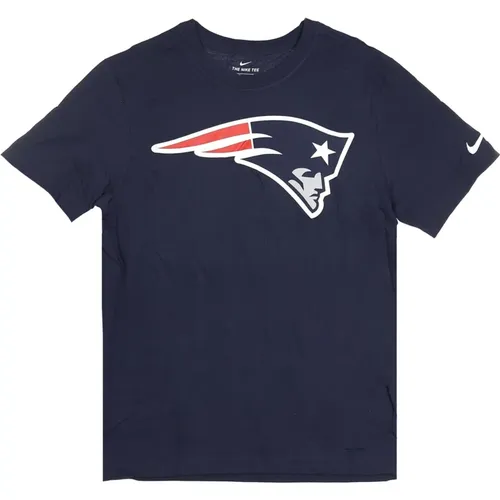 NFL Logo Tee New England Patriots , Herren, Größe: S - Nike - Modalova