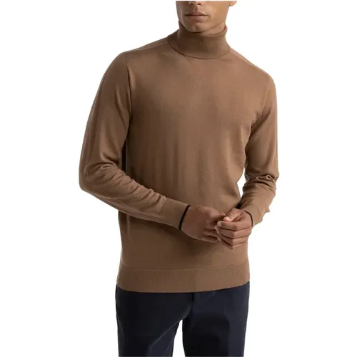 Reine neue Wolle Rollkragenpullover , Herren, Größe: XL - PESERICO - Modalova