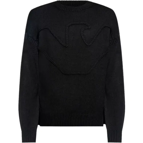 Jersey Pullover für Männer , Herren, Größe: L - Armani - Modalova