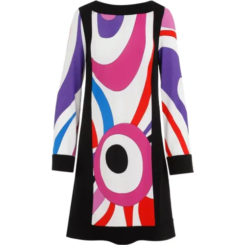 Bianco Rosso Kleid , Damen, Größe: M - EMILIO PUCCI - Modalova