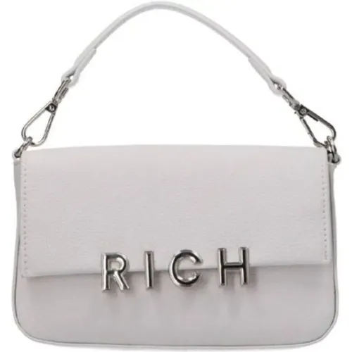 Handbag with Silver Logo , female, Sizes: ONE SIZE - John Richmond - Modalova