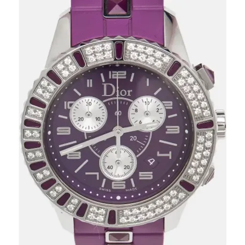 Pre-owned Stainless Steel watches , female, Sizes: ONE SIZE - Dior Vintage - Modalova