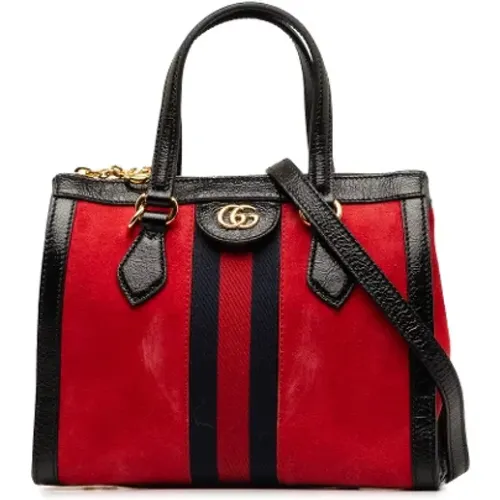 Pre-owned Suede gucci-bags , female, Sizes: ONE SIZE - Gucci Vintage - Modalova