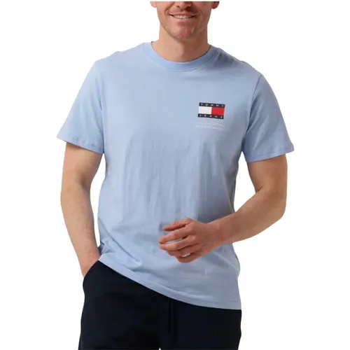 Herren Polo & T-Shirts Slim Essential Flag Tee,Herren Polo & T-Shirt Slim Essential Flag Tee - Tommy Jeans - Modalova