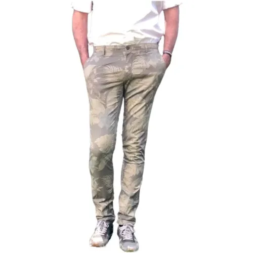 Chino Hose mit Blumenmuster , Herren, Größe: 3XL - Mason's - Modalova