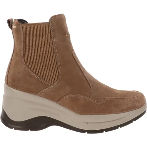 Leather Women Ankle Boots , female, Sizes: 6 UK, 4 UK - IGI&Co - Modalova