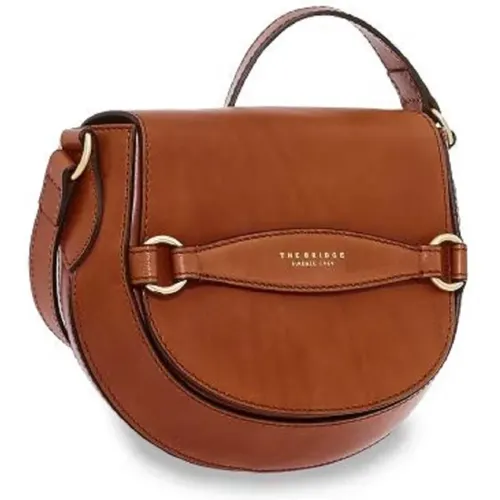 Elegante Braune Handtasche für Frauen , Damen, Größe: ONE Size - The Bridge - Modalova