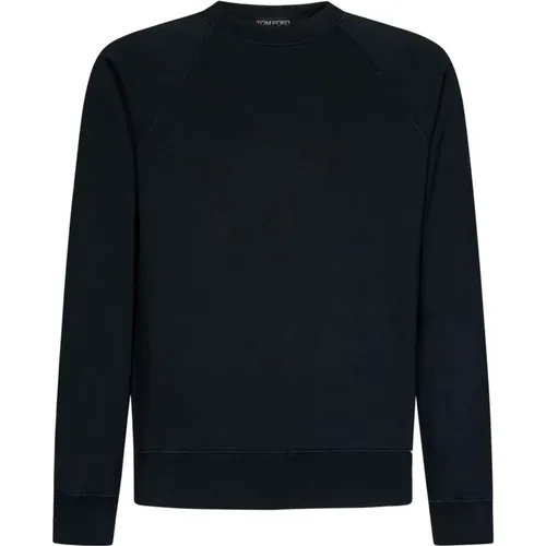 Cotton Sweatshirt Aw24 , male, Sizes: XL, L - Tom Ford - Modalova